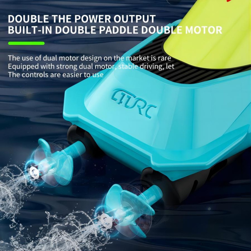 Mini High Speed Remote Control Waterproof Racing Boat (2-Pack) product image