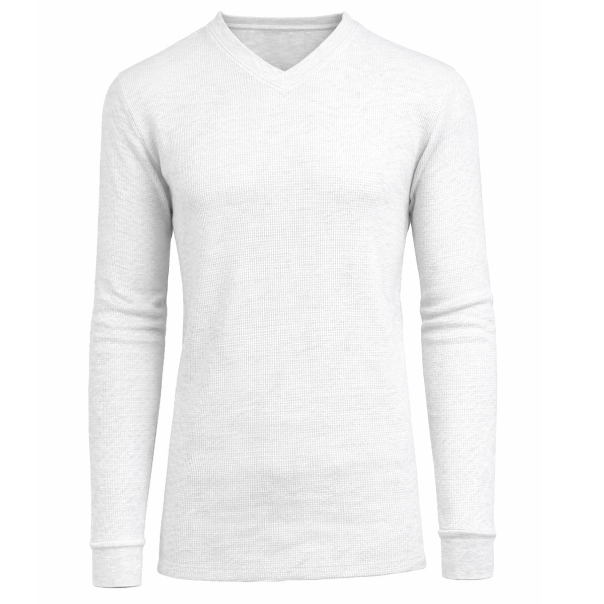 Men’s Long Sleeve Waffle Knit V-Neck Thermal Shirt product image