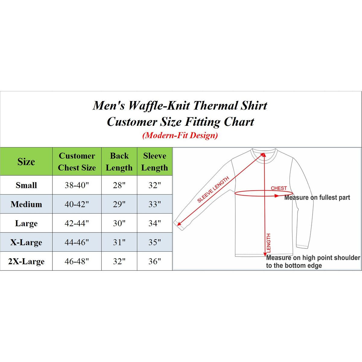 Men’s Long Sleeve Waffle Knit V-Neck Thermal Shirt product image