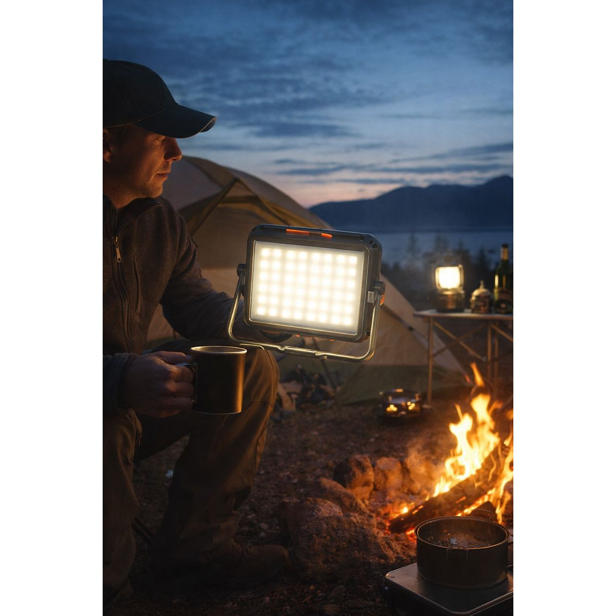Seamless Outdoors Solar LED Emergency Camping Light product image