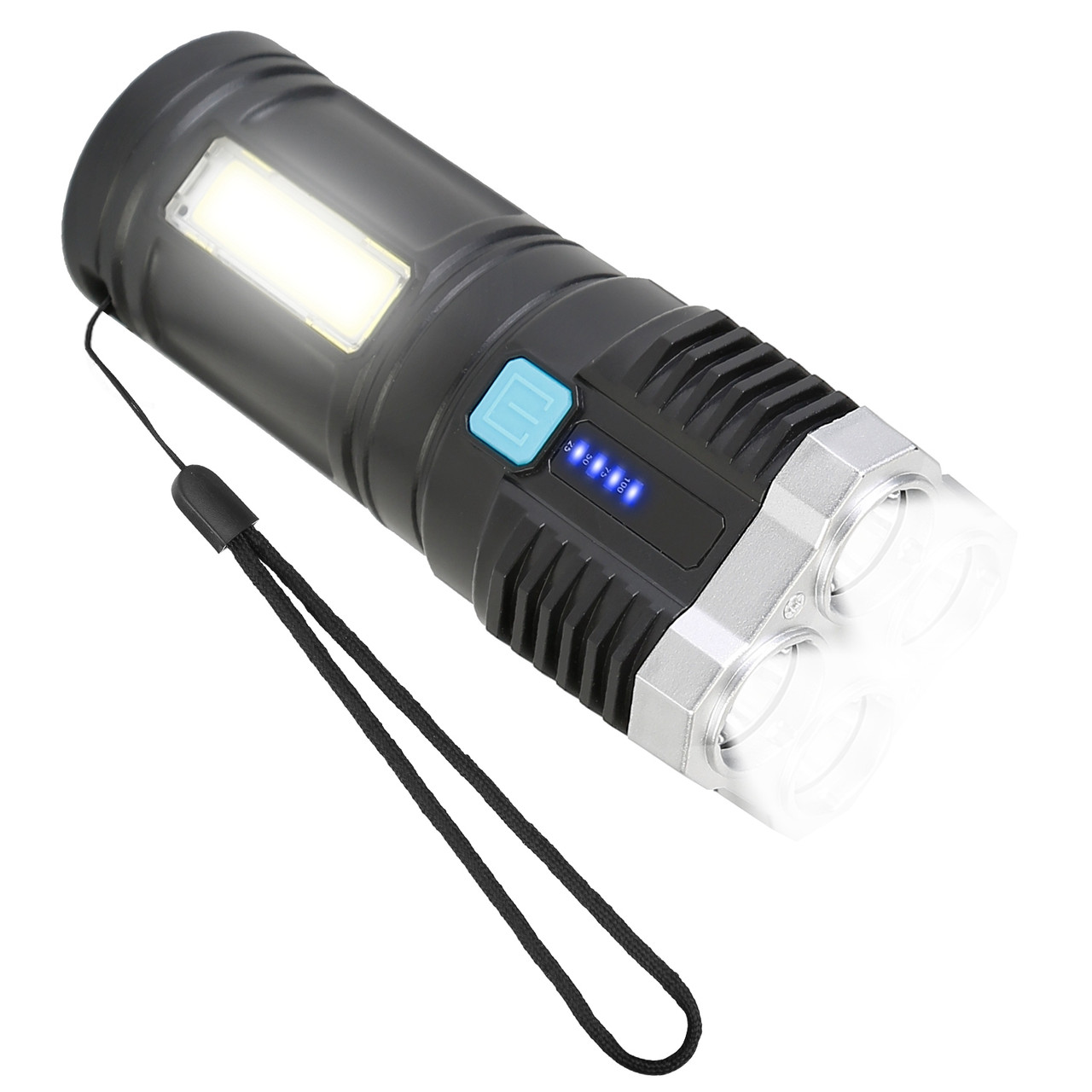 Quad-LED Rechargeable Flashlight by LakeForest® product image