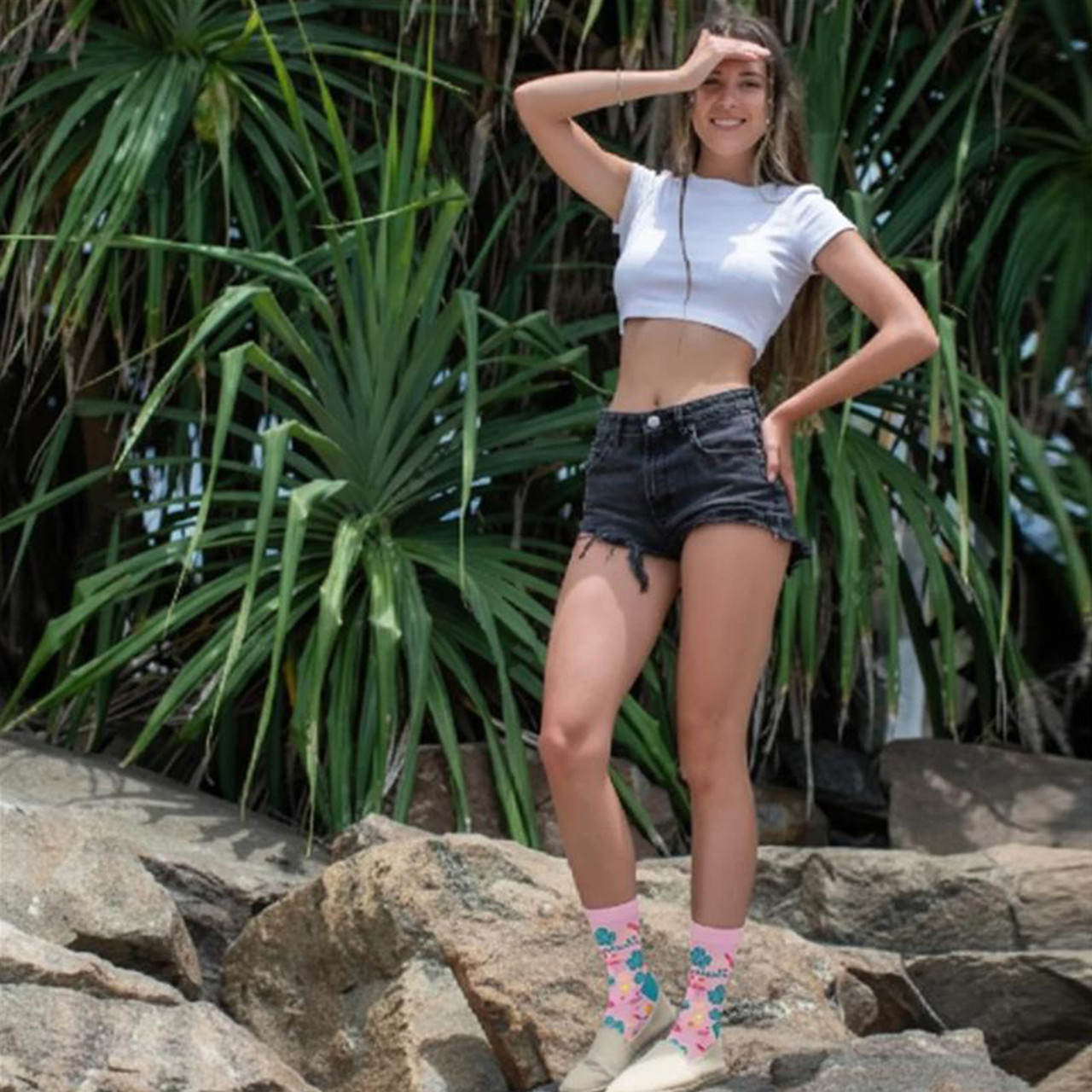 Everyday Wear Cotton Crew Length City/State Themed Socks (3-Pairs) product image