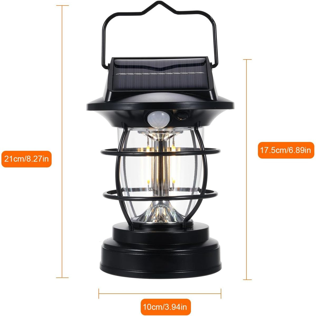 Seamless Outdoors Solar-Powered Lantern (2-Pack) product image