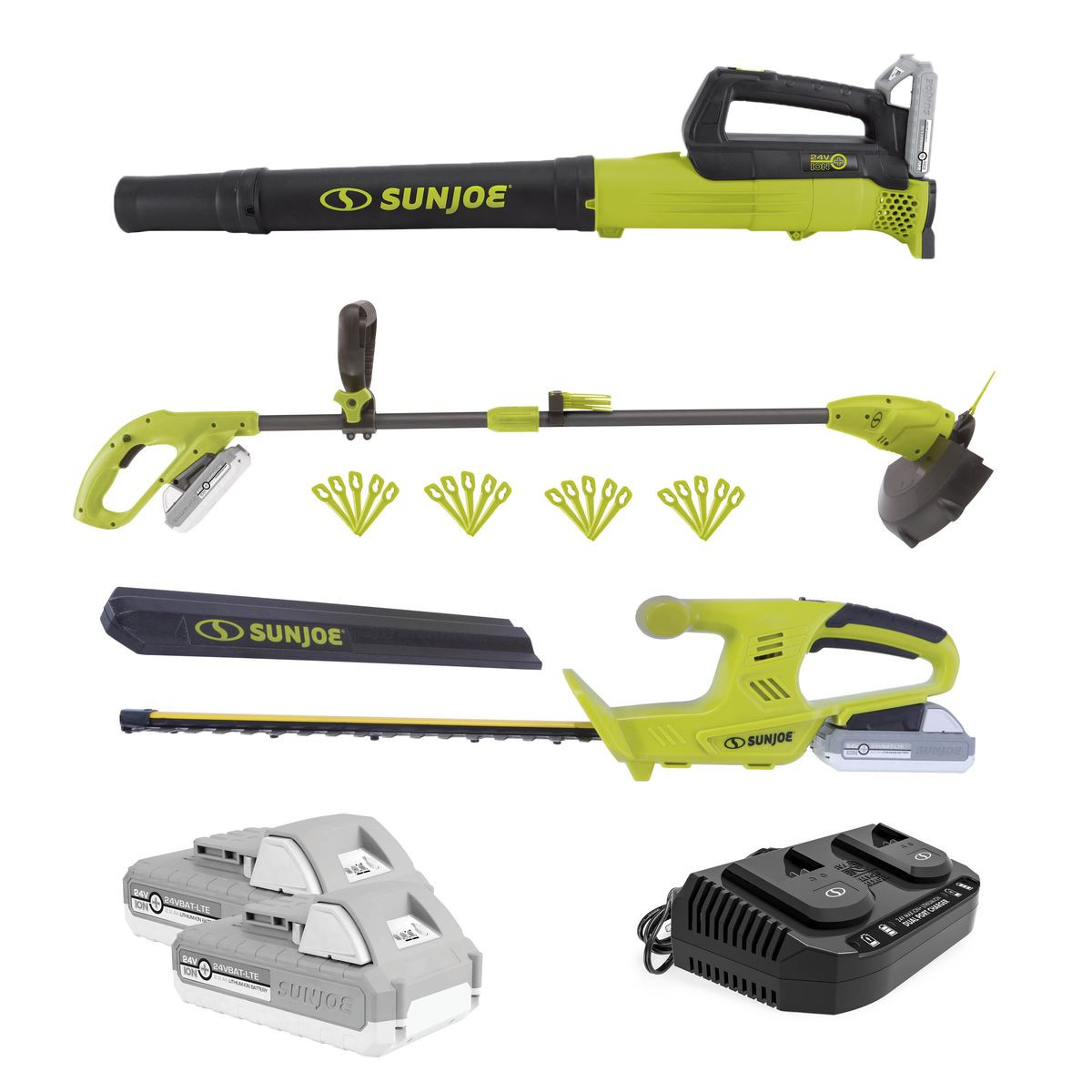 Sun Joe 24V 3-Tool Garden Combo Kit product image