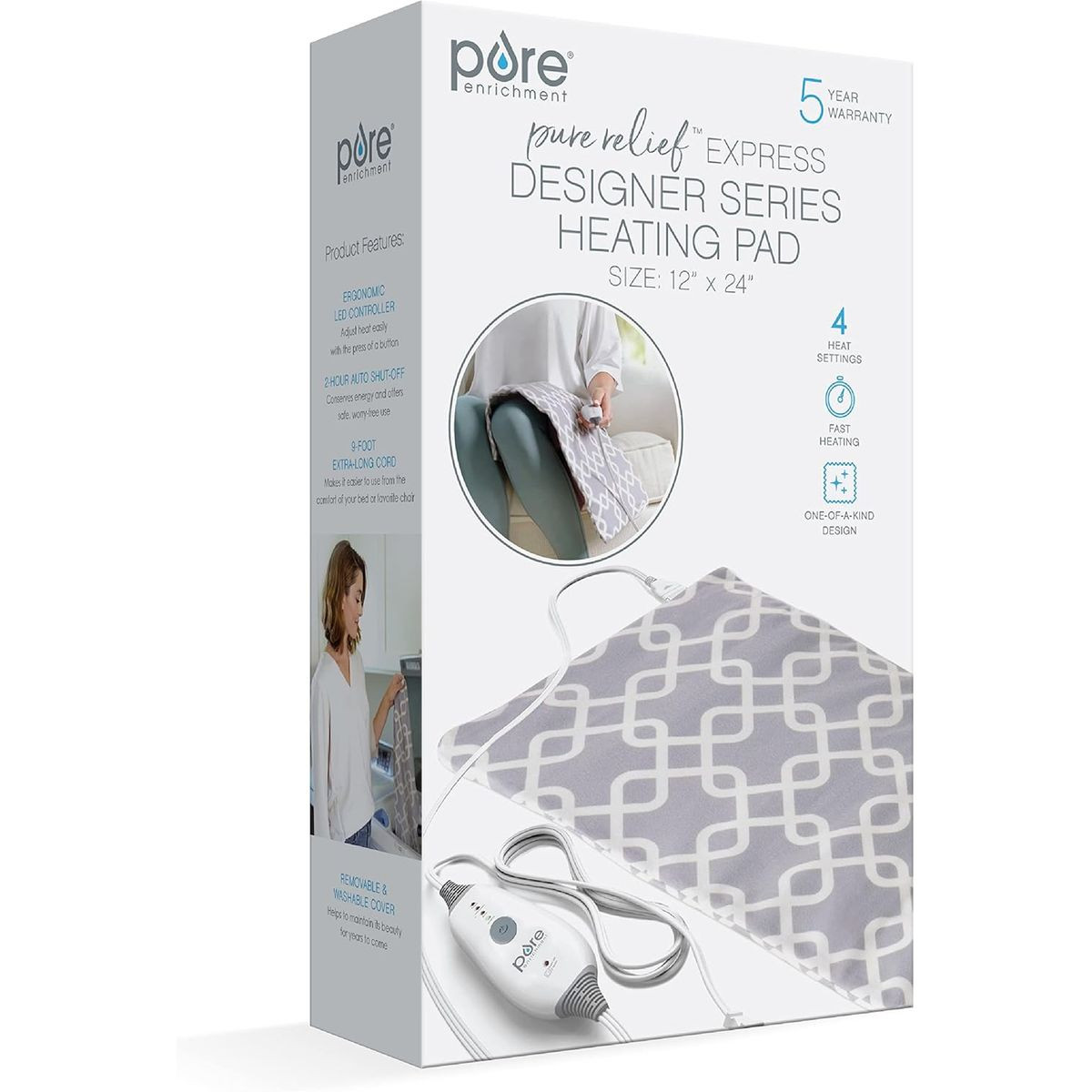 Pure Enrichment Electric Heating Pad product image