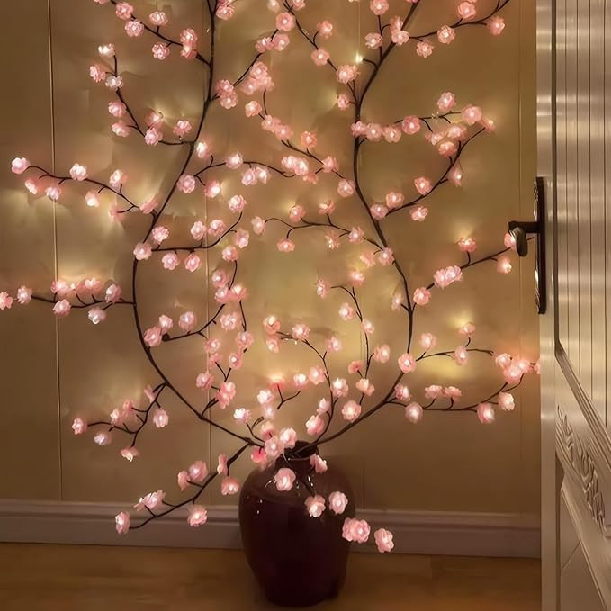 Cherry Blossom LED Tree Branch Lights with Remote product image