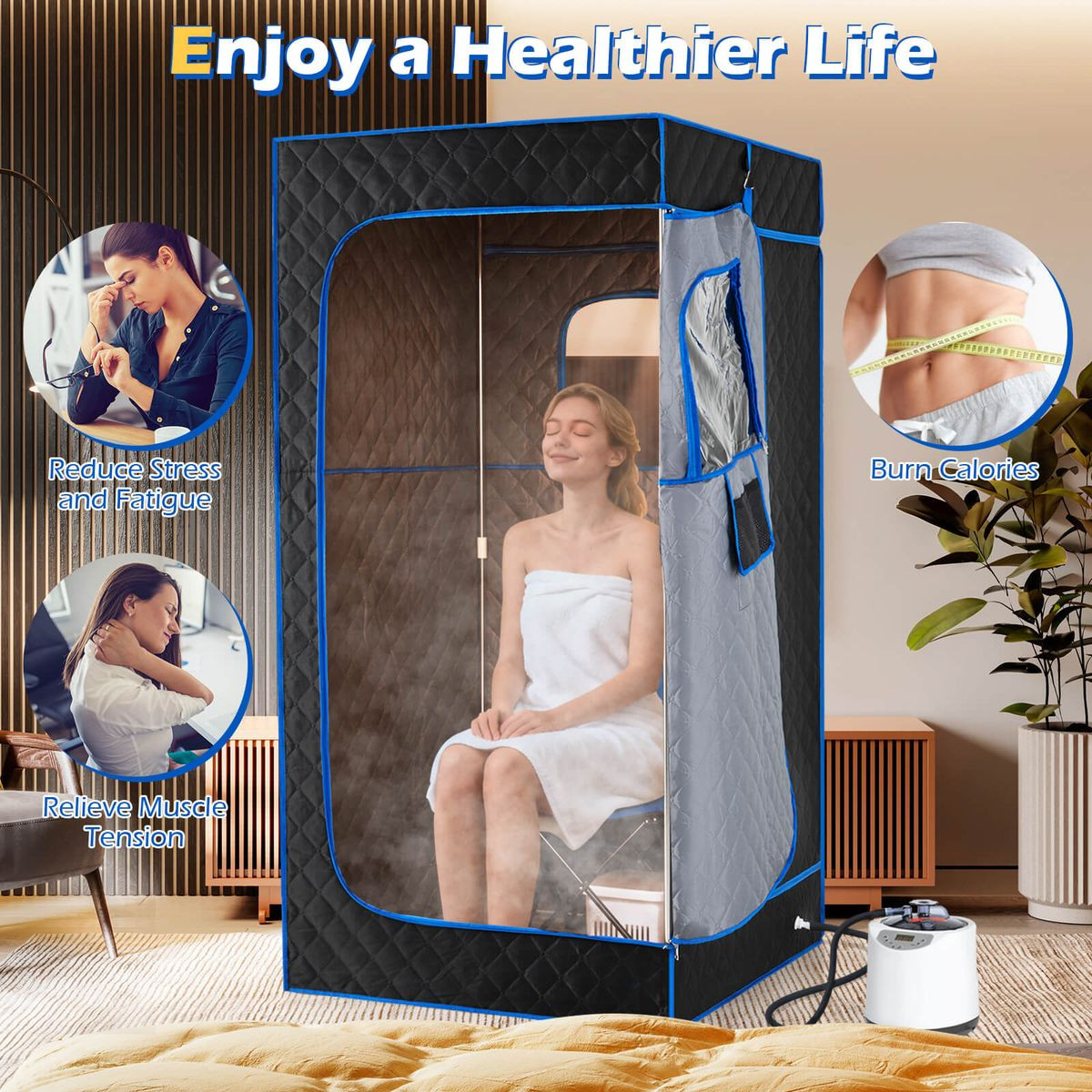 Portable Personal Steam Sauna Box product image