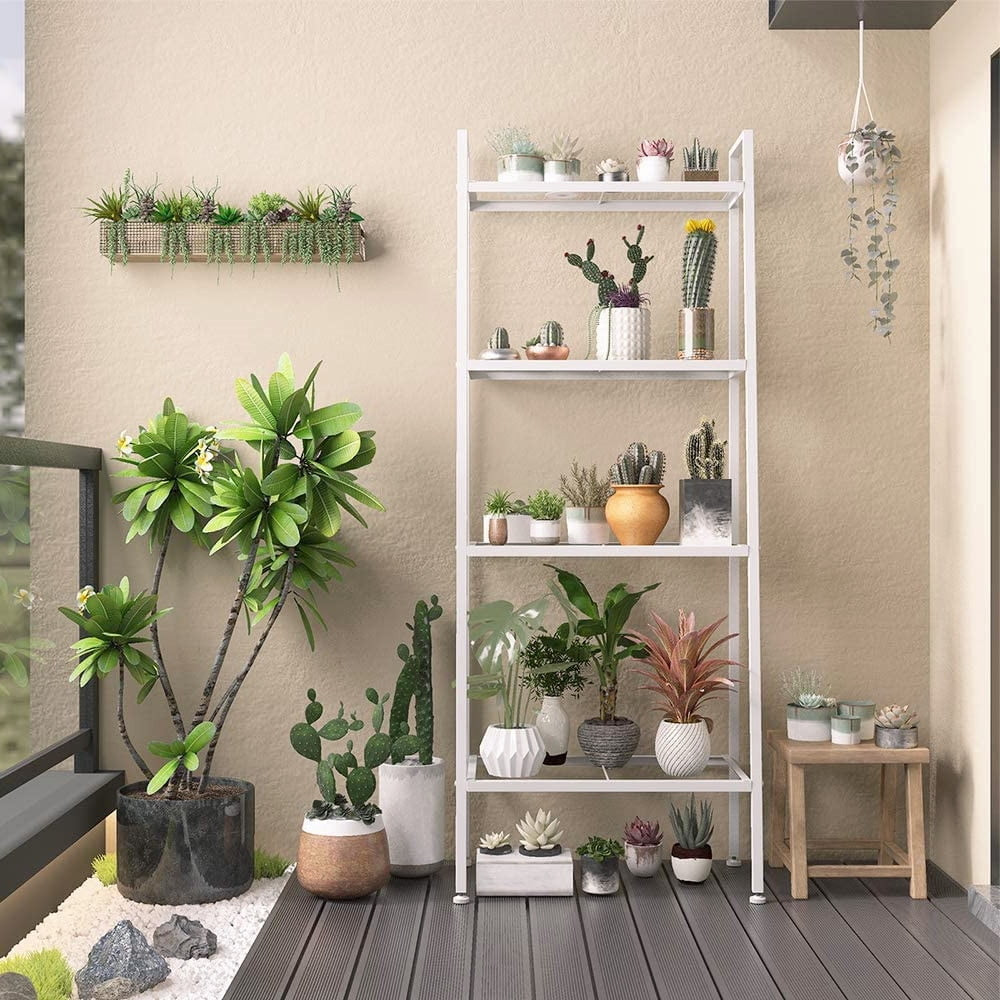 4-Tier Leaning Wall Shelf product image