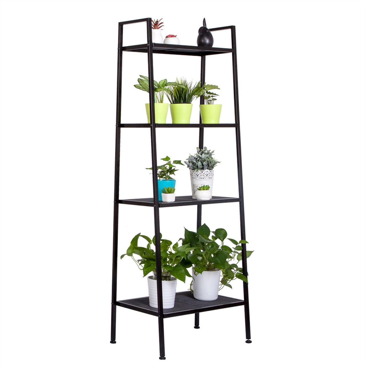 4-Tier Leaning Wall Shelf product image