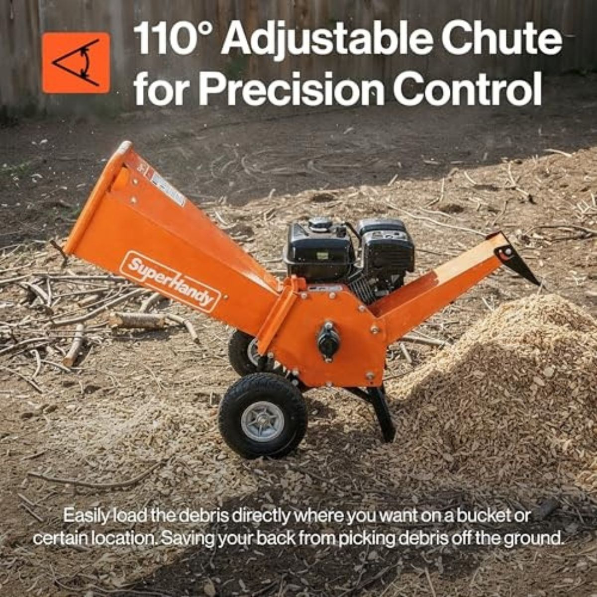 SuperHandy 4-Inch Wood Chipper Shredder product image