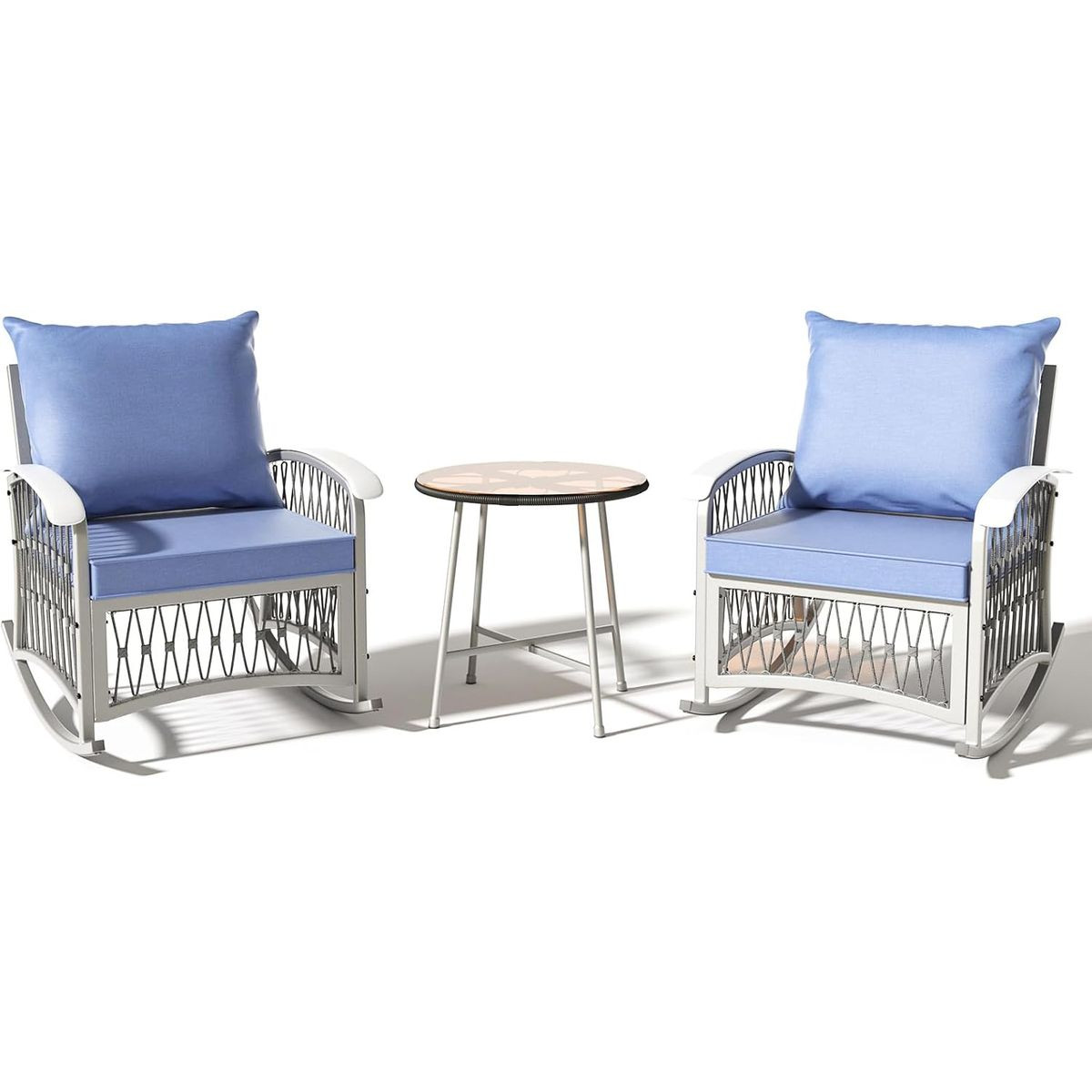 3-Piece Outdoor Rocking Chair Set  product image