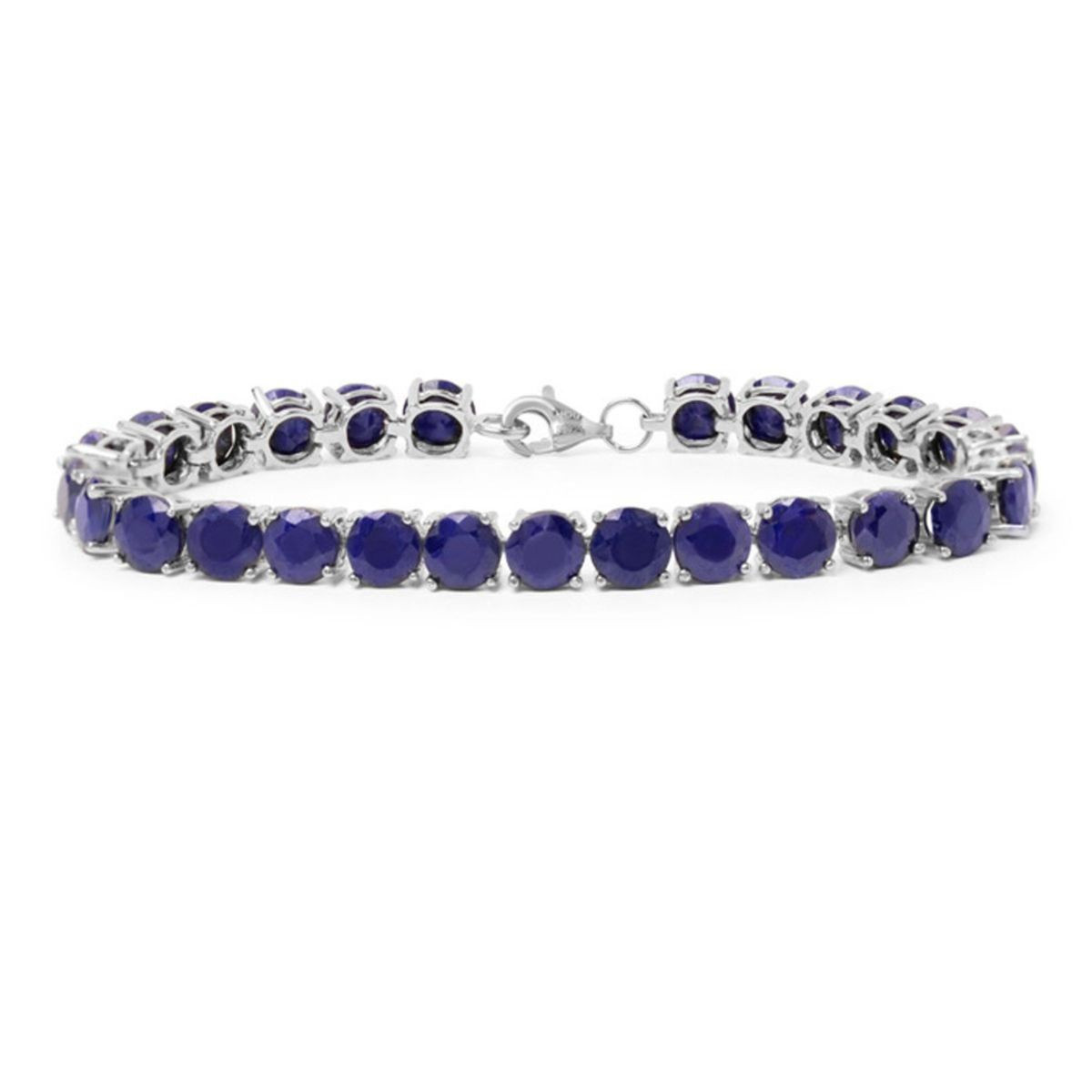 20 Carat Gemstone Tennis Bracelet in Sterling Silver product image