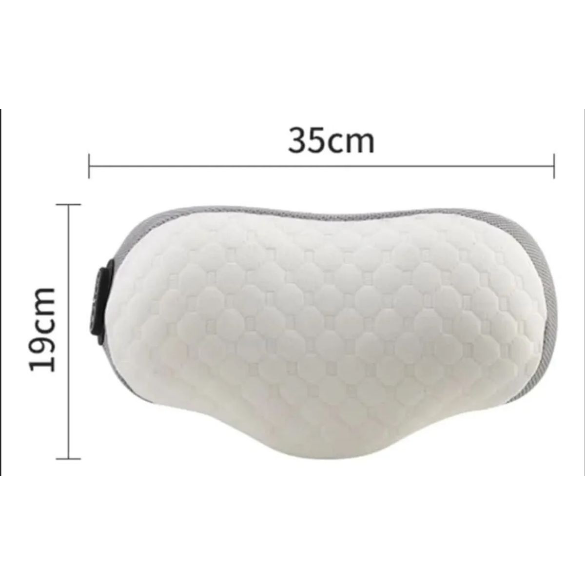 Memory Foam Neck Pillow with USB Heating and Vibration Massage product image