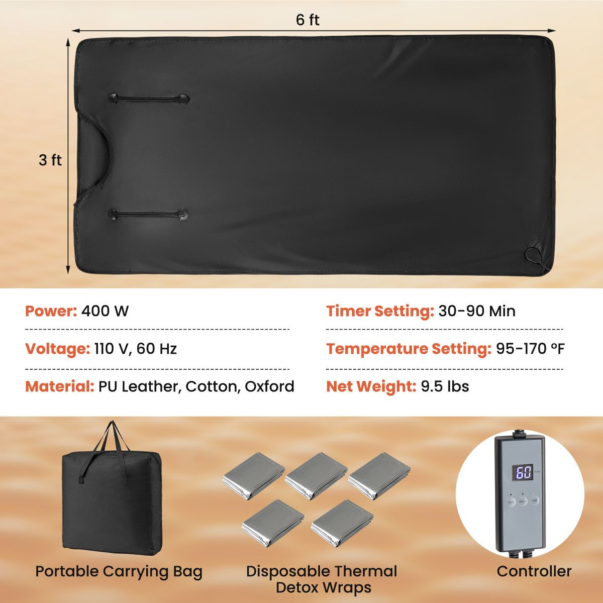Infrared Full-Body Sauna Blanket product image