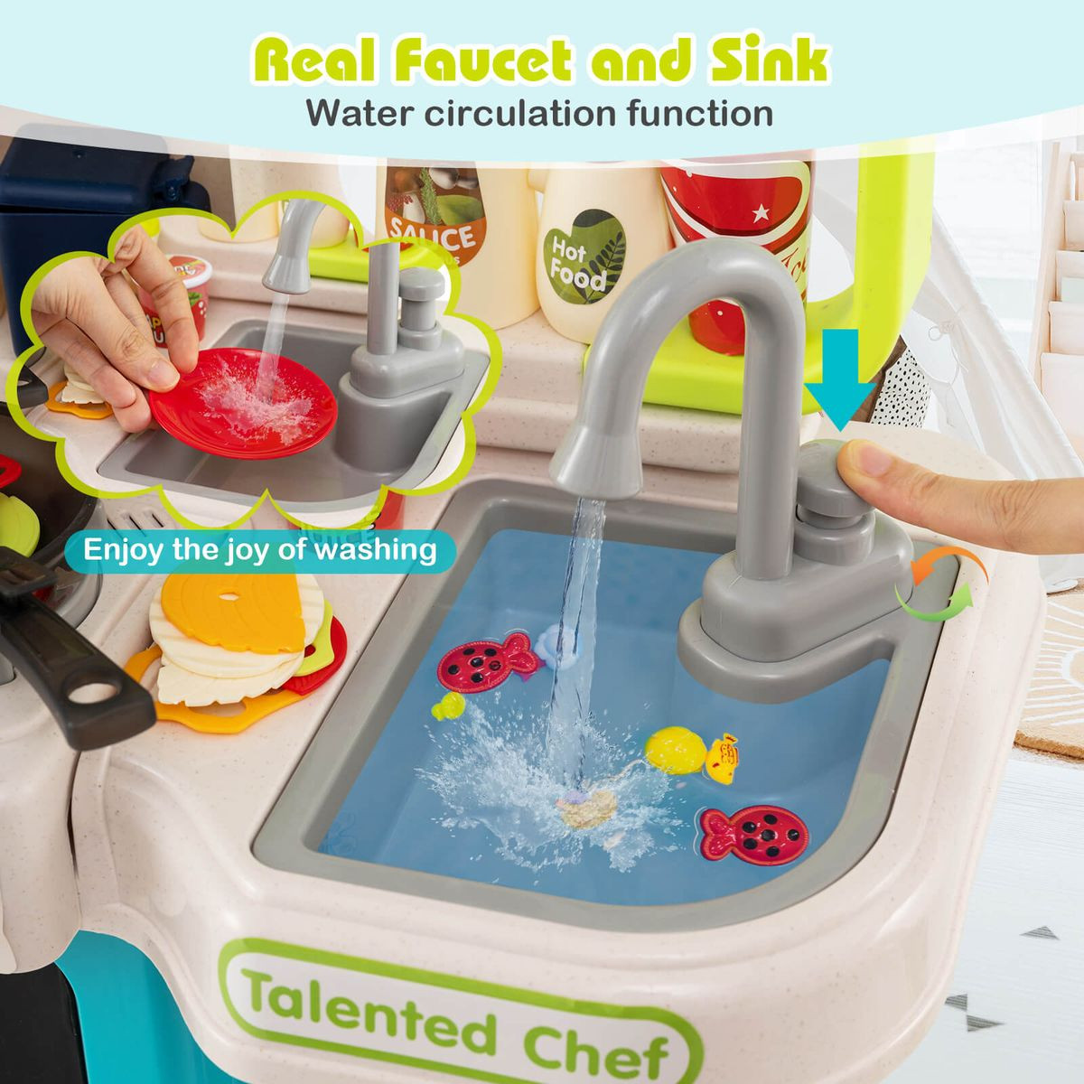 Kids' Kitchen Play Set (95 Pieces) product image