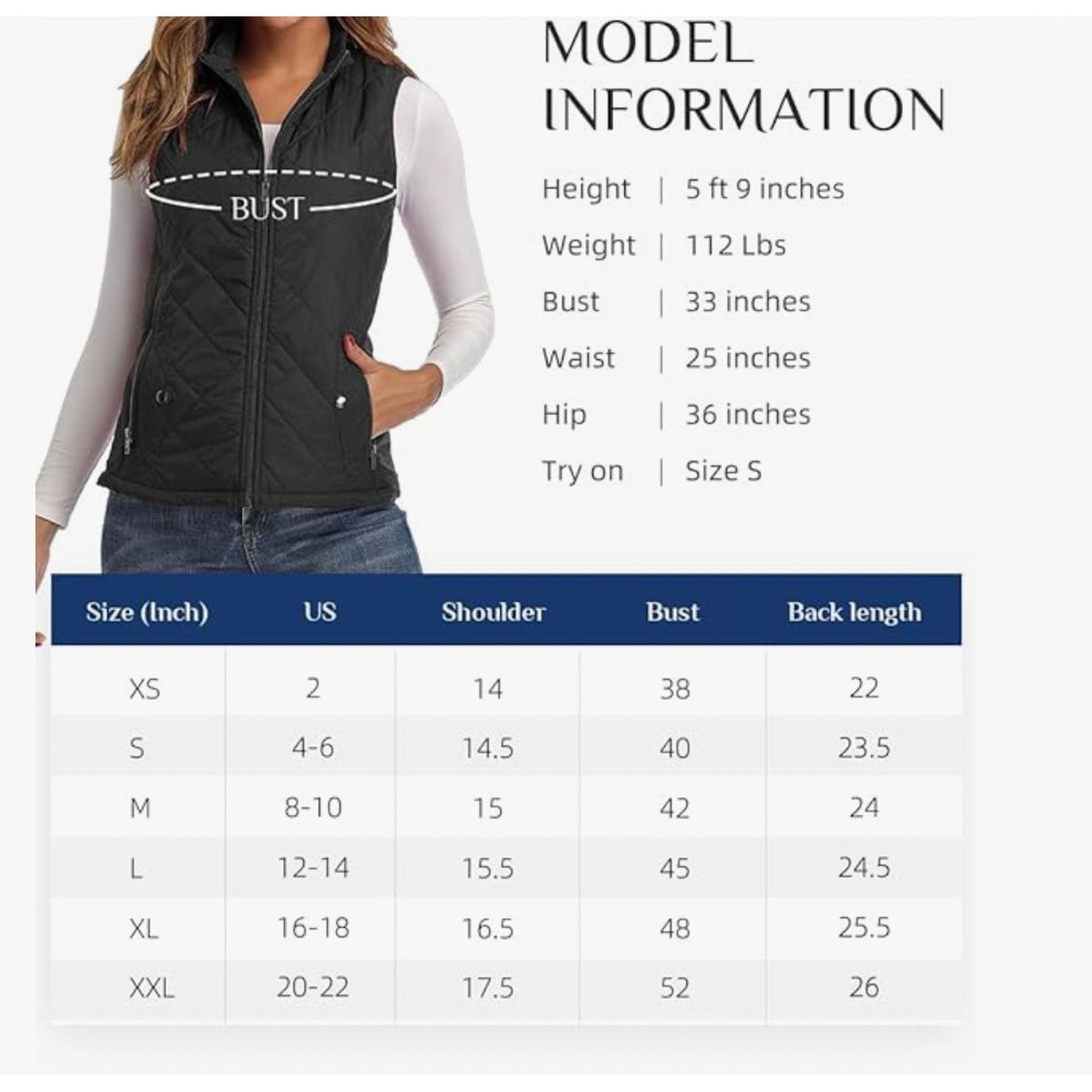 Women's Zip-Up Quilted Vest  product image
