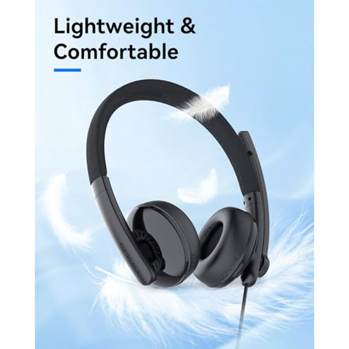 Emeet Wired On-Ear Computer Headset product image