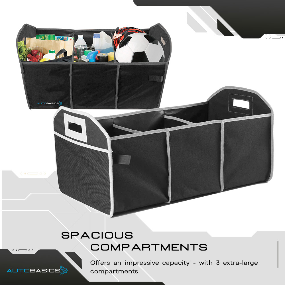 AutoBasics Collapsible & Expandable Trunk Organizer product image
