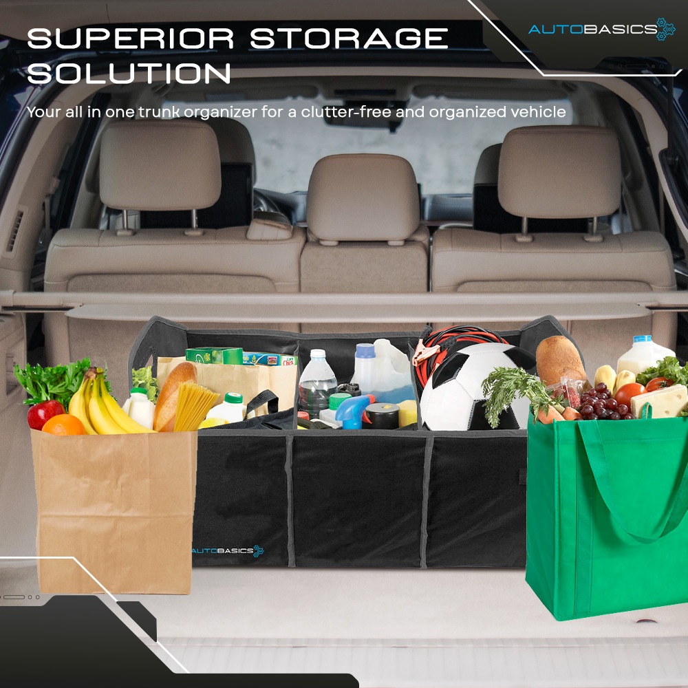AutoBasics Collapsible & Expandable Trunk Organizer product image