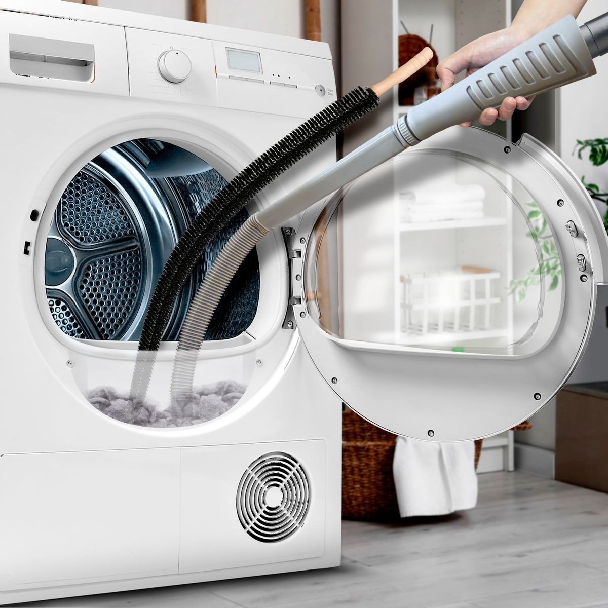 Universal Vacuum Dryer Vent Cleaning Kit product image