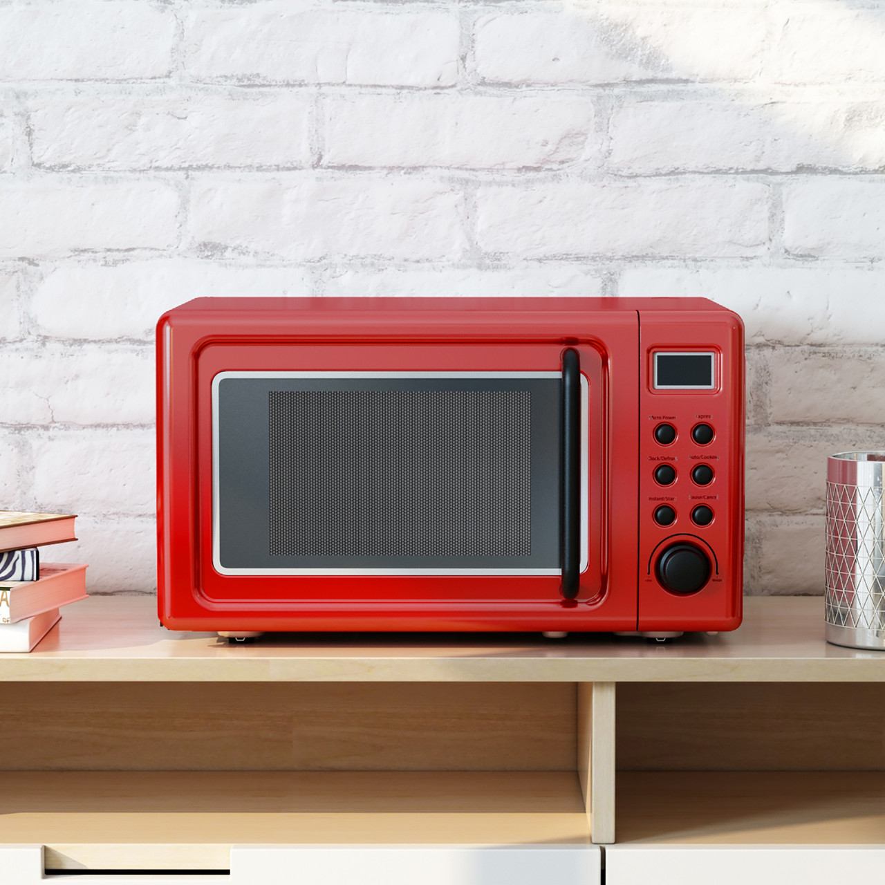 Retro Countertop Microwave Oven product image