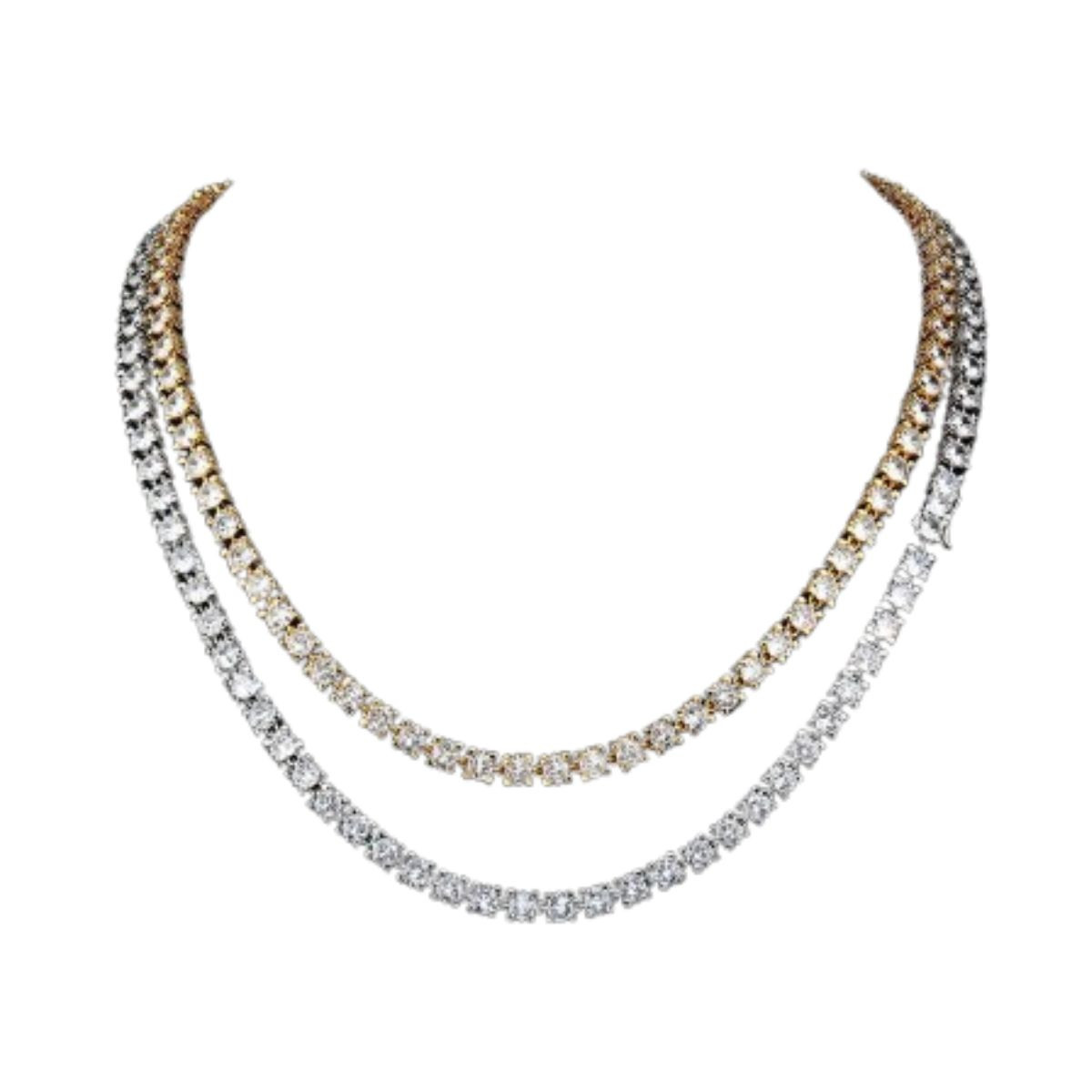 18K Iced Out Choker Necklace product image