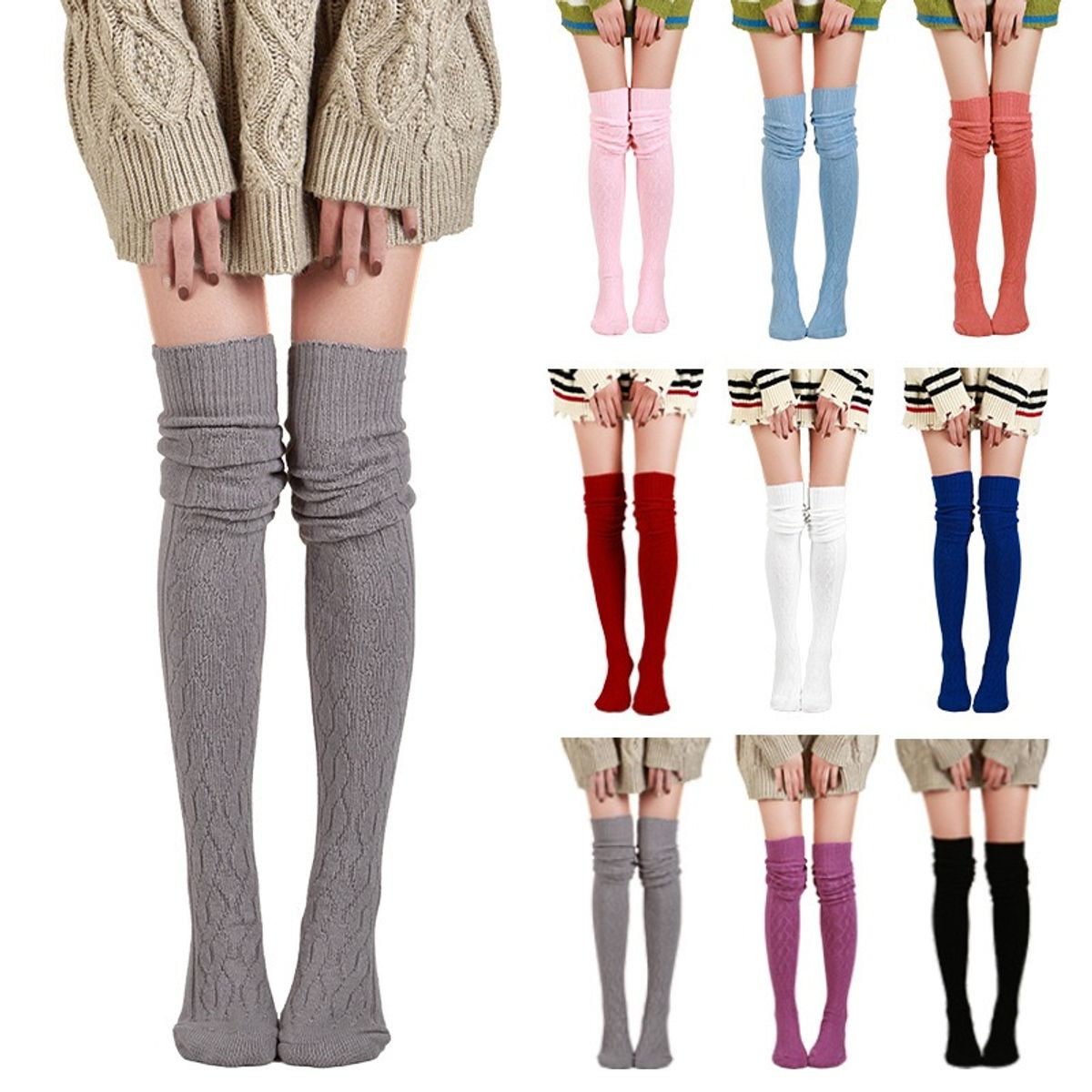 Thigh High Knit Boot Socks product image