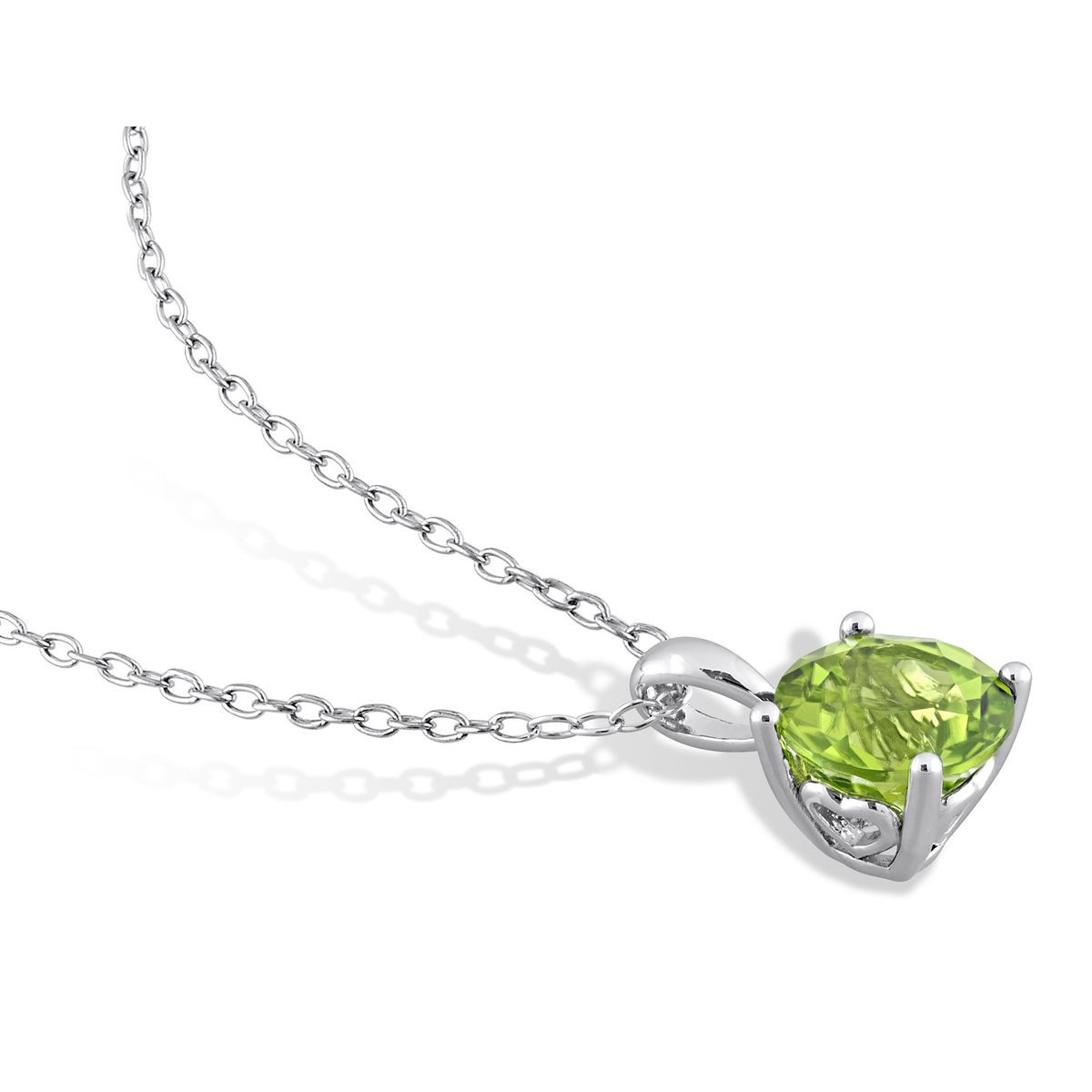 2.00 Carat (ctw) Peridot Solitaire Pendant Necklace product image