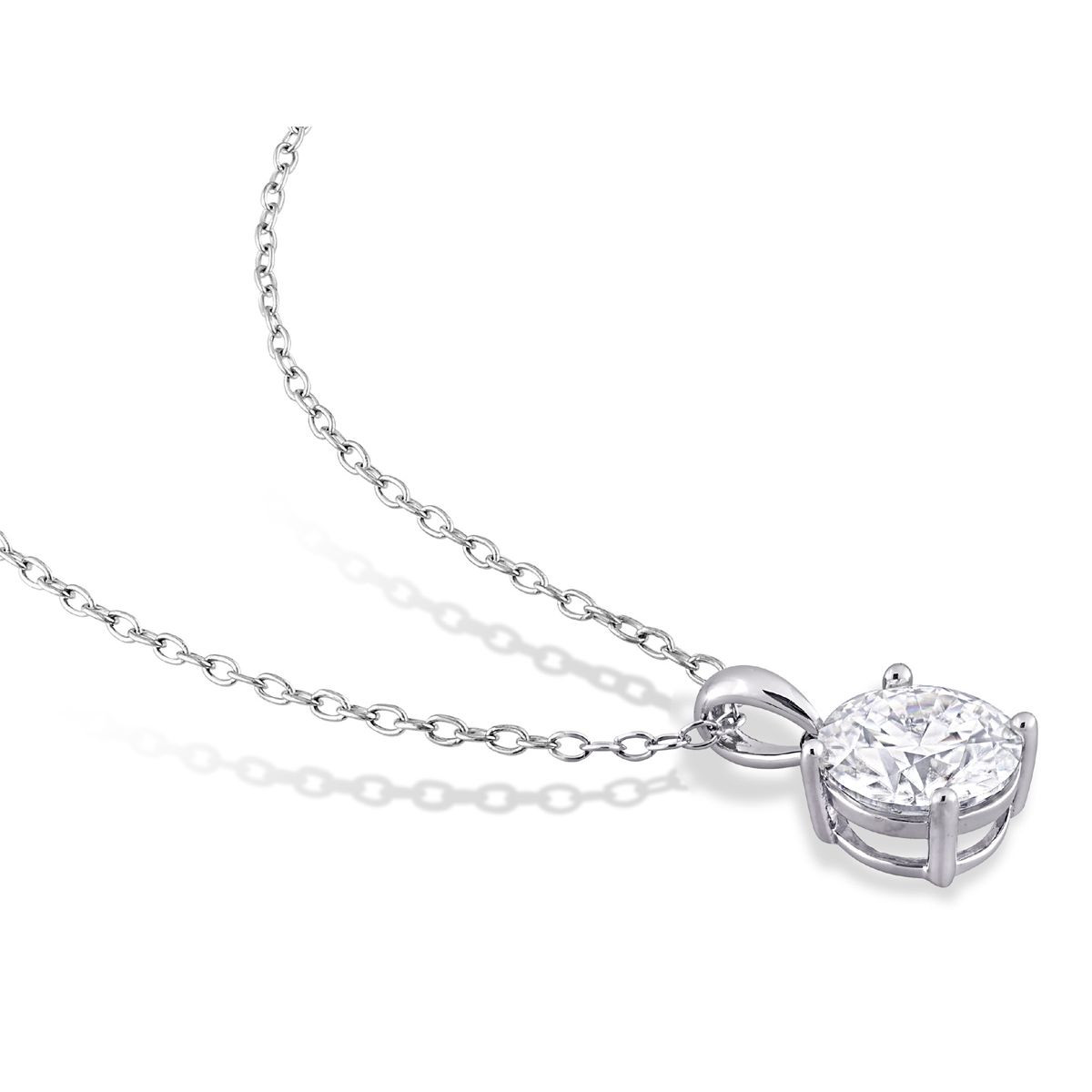 1.85 Carat (ctw) Lab-Created Moissanite Solitaire Necklace  product image