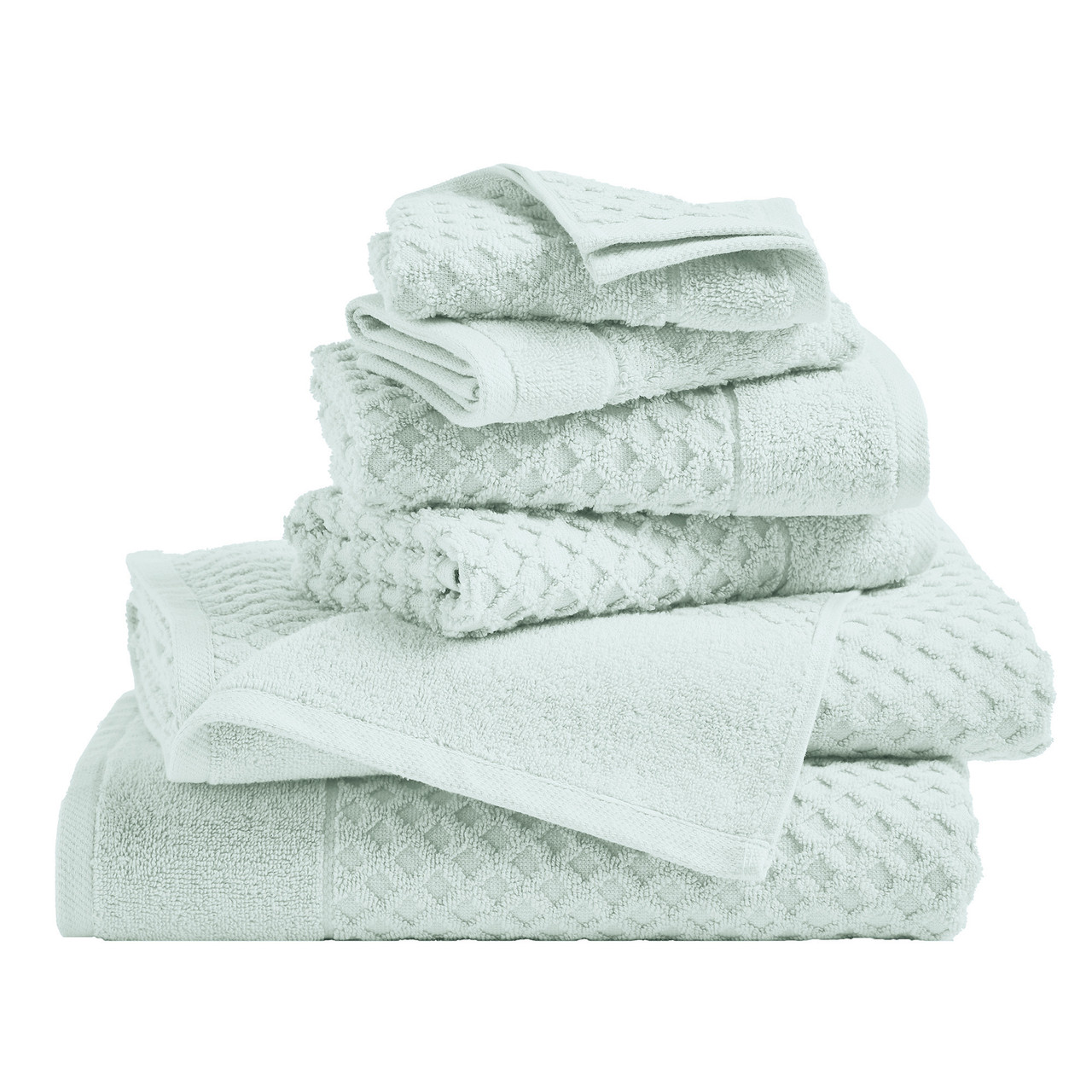 Waffle Diamond Bath Towels (2, 4, or 6-Pack) product image