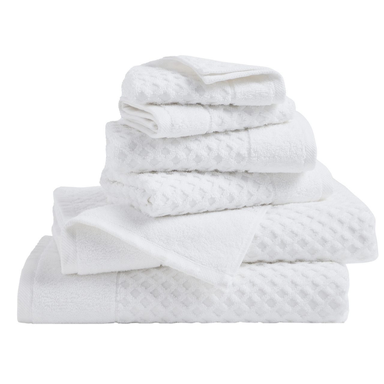 Waffle Diamond Bath Towels (2, 4, or 6-Pack) product image