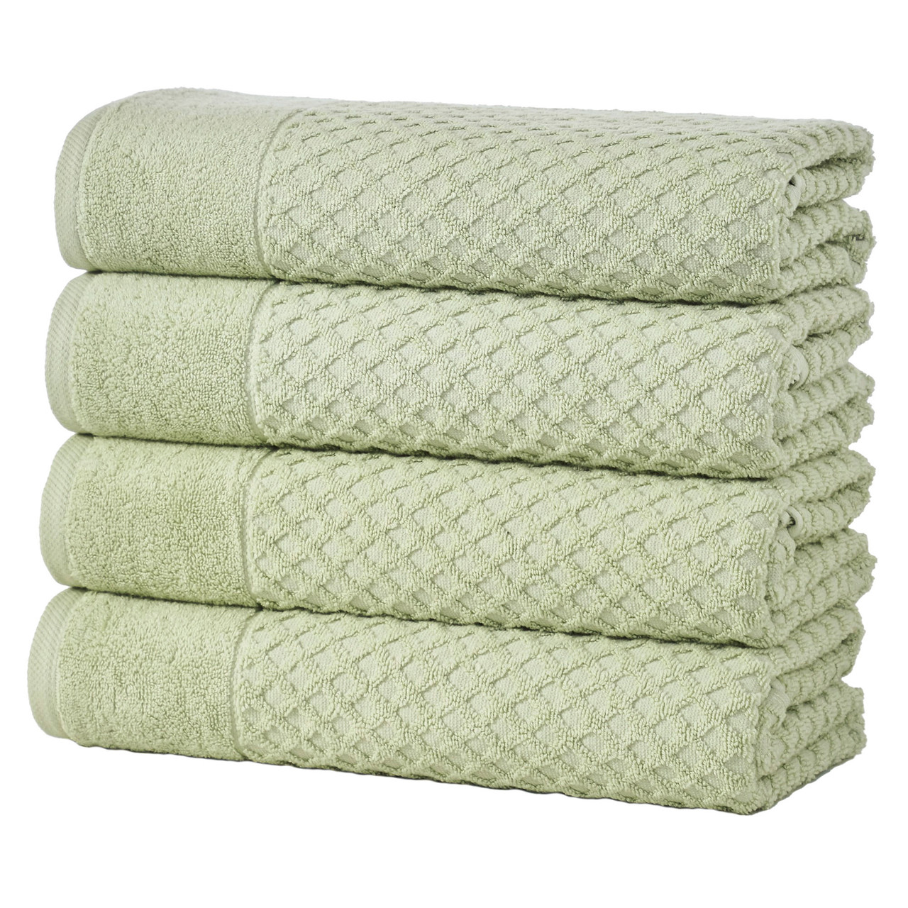 Waffle Diamond Bath Towels (2, 4, or 6-Pack) product image