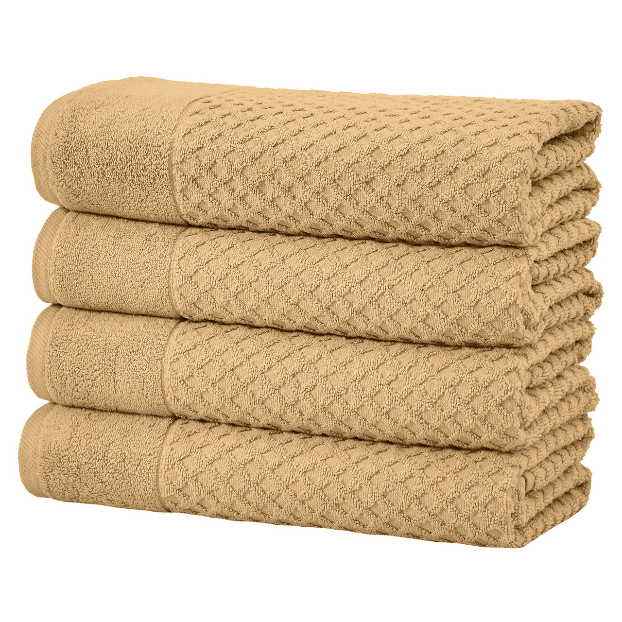 Waffle Diamond Bath Towels (2, 4, or 6-Pack) product image