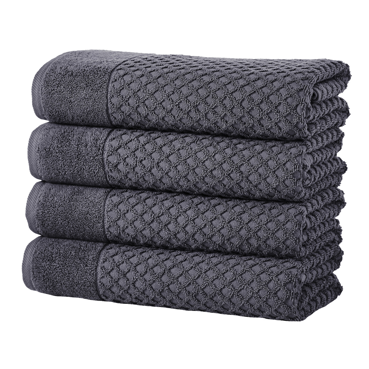 Waffle Diamond Bath Towels (2, 4, or 6-Pack) product image