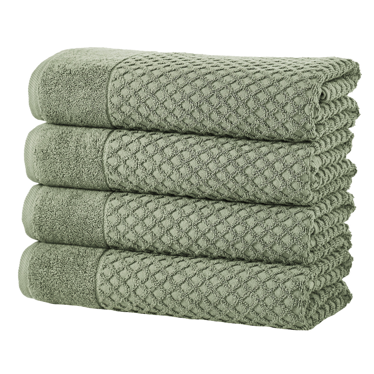 Waffle Diamond Bath Towels (2, 4, or 6-Pack) product image