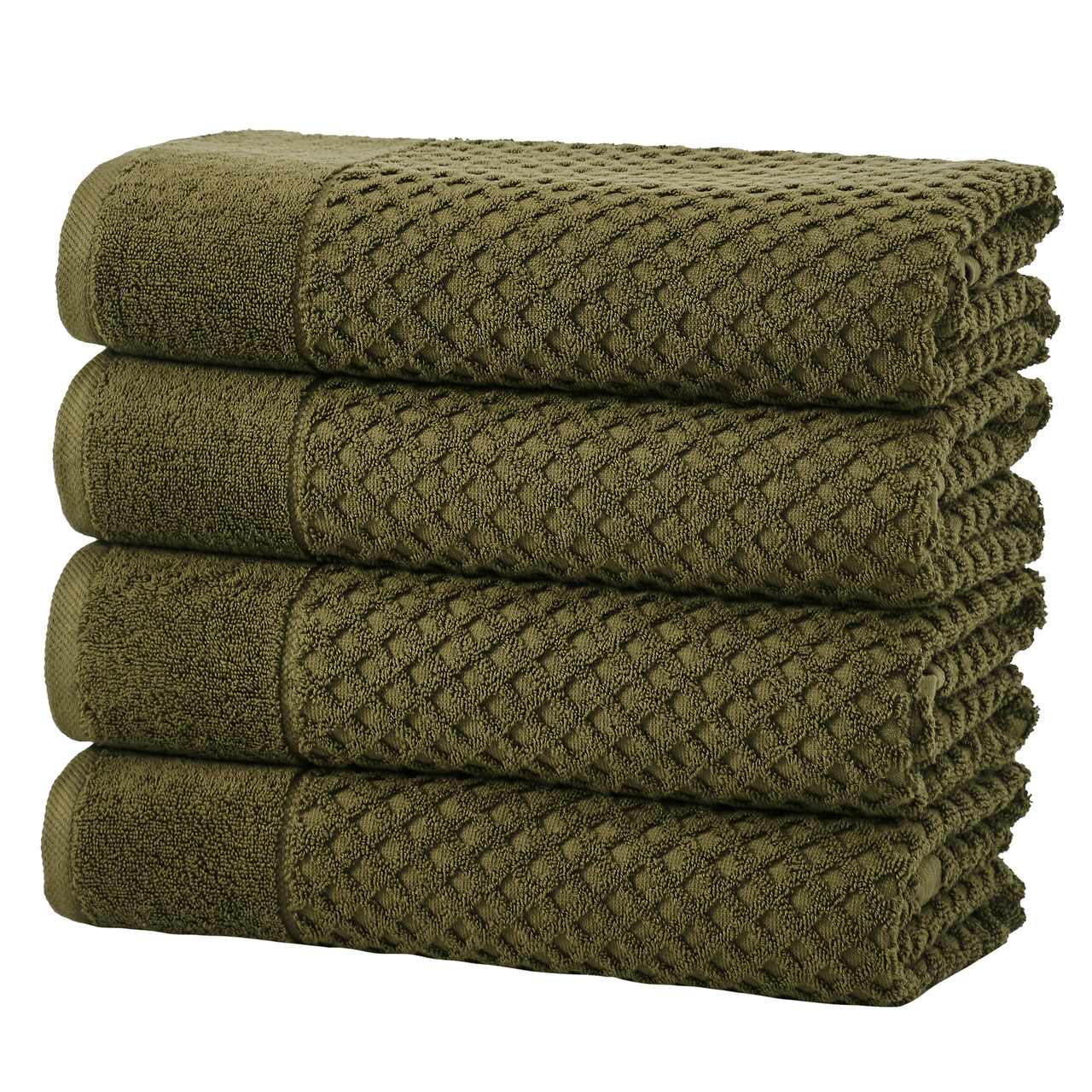 Waffle Diamond Bath Towels (2, 4, or 6-Pack) product image