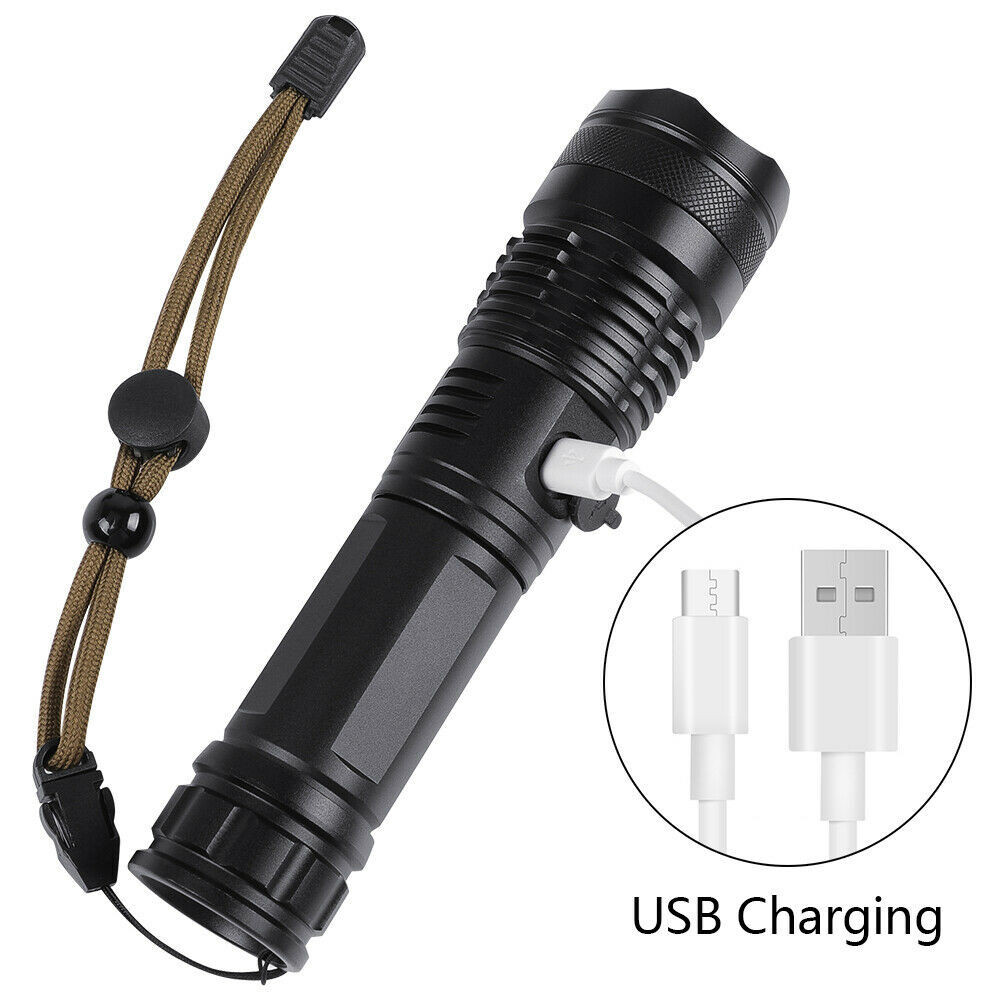5-Mode USB Rechargeable LED Flashlight product image