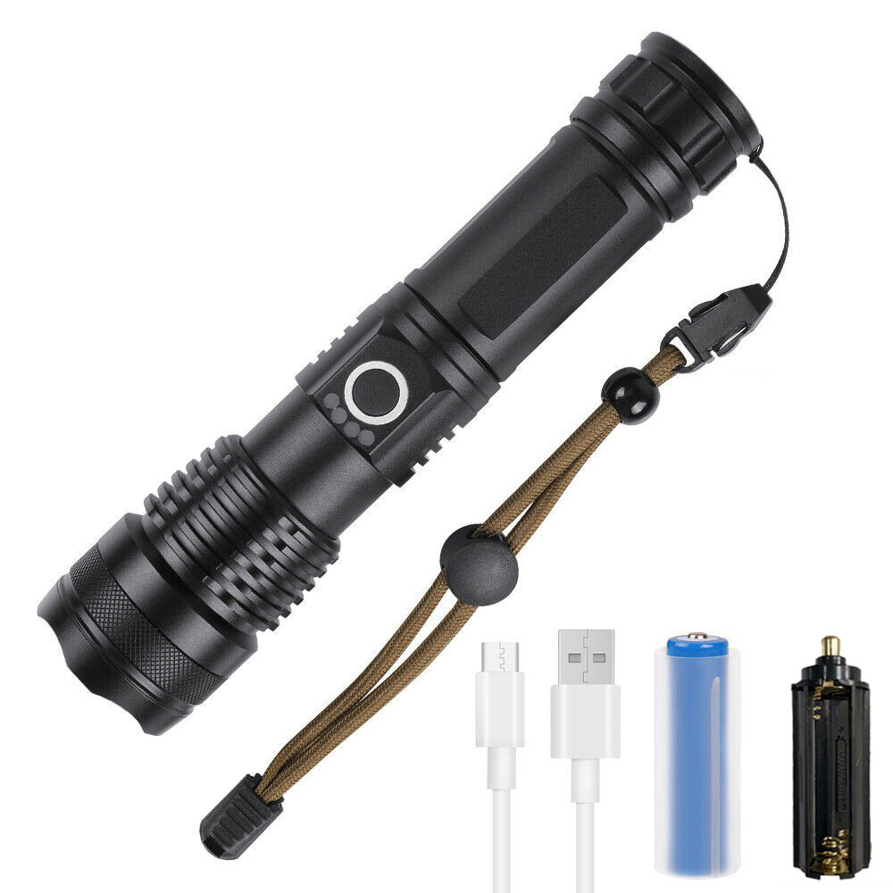 5-Mode USB Rechargeable LED Flashlight product image