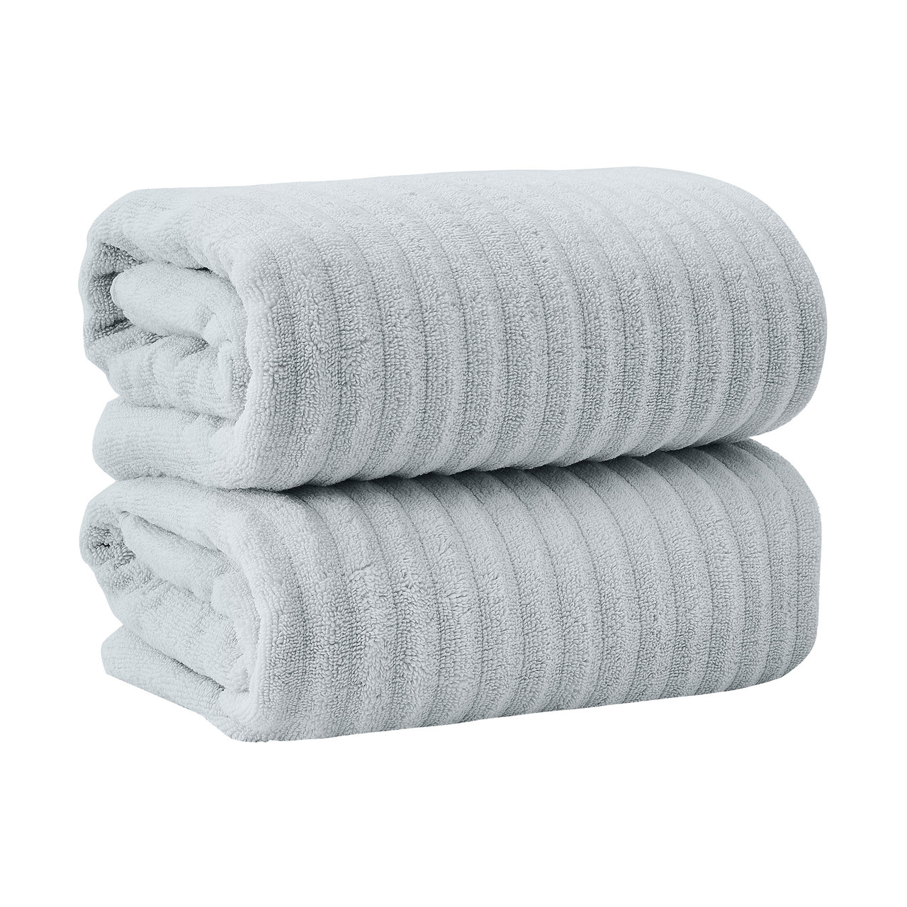 Ribbed Cotton Bath Towels (2, 4 or 6- Pack) product image