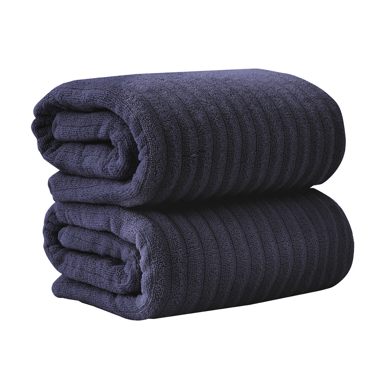 Ribbed Cotton Bath Towels (2, 4 or 6- Pack) product image