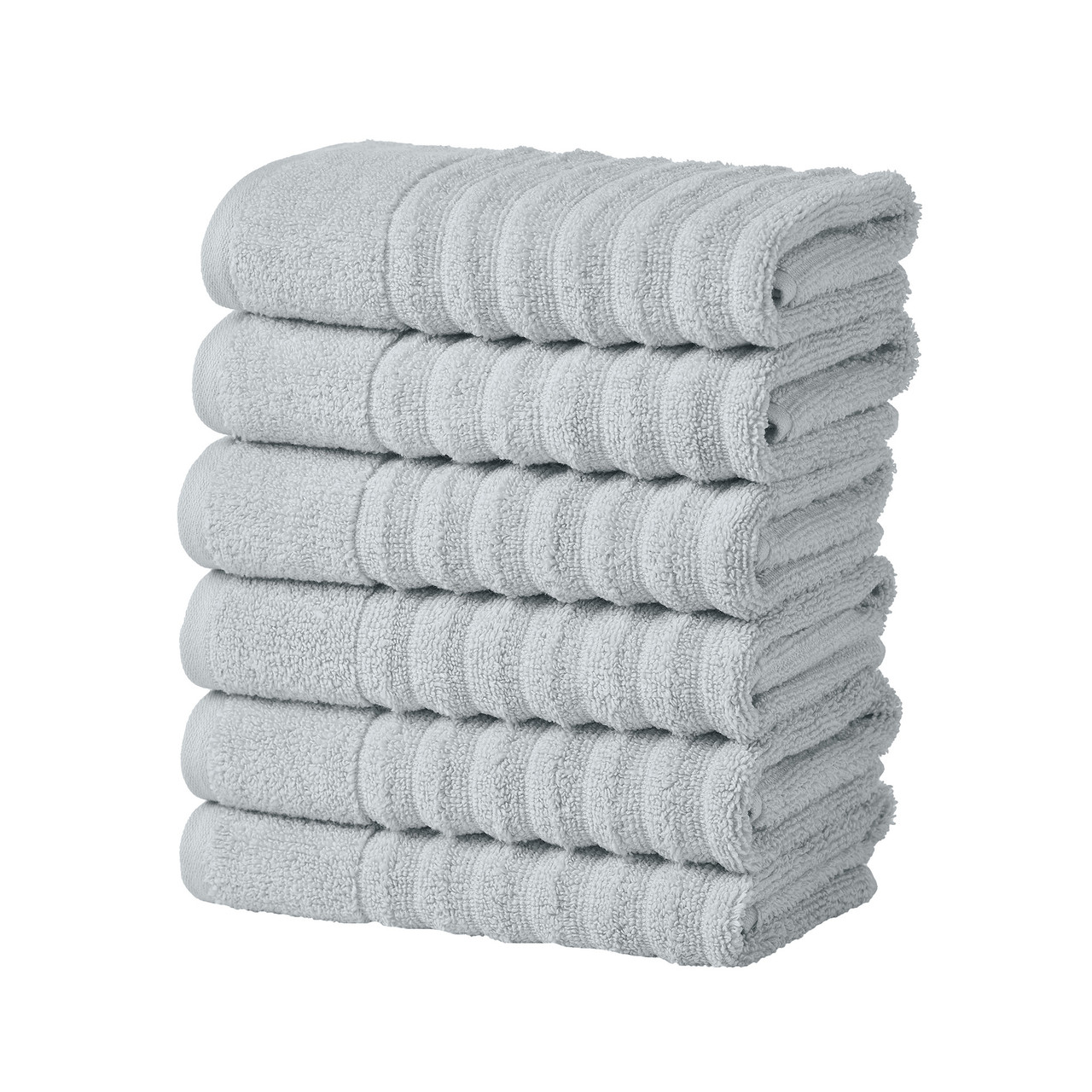 Ribbed Cotton Bath Towels (2, 4 or 6- Pack) product image