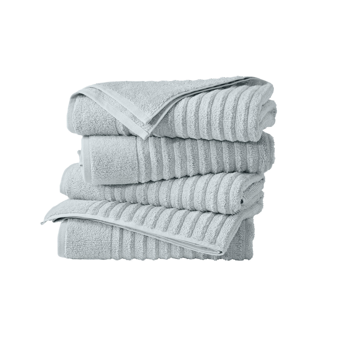 Ribbed Cotton Bath Towels (2, 4 or 6- Pack) product image