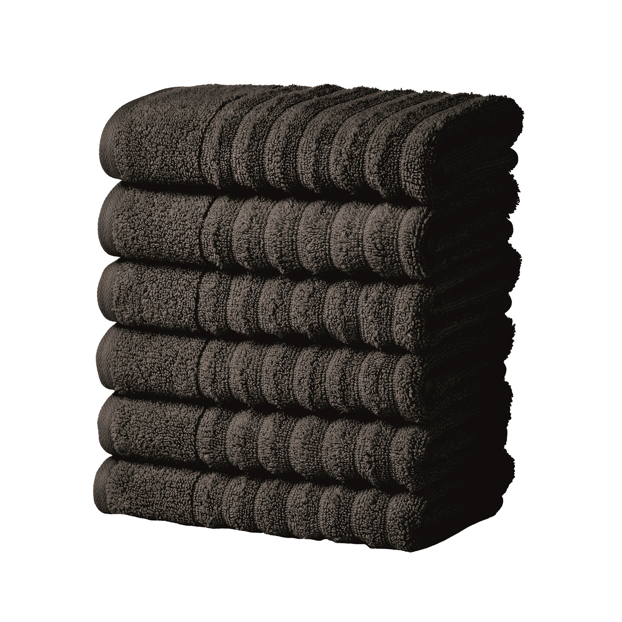 Ribbed Cotton Bath Towels (2, 4 or 6- Pack) product image