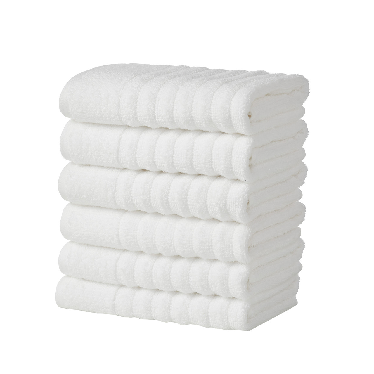 Ribbed Cotton Bath Towels (2, 4 or 6- Pack) product image