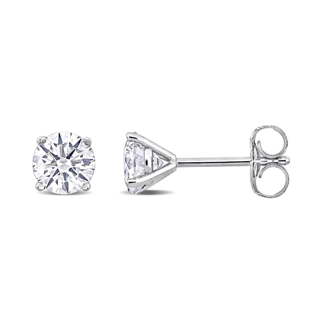 1.00 Carat (ctw SI1,G-H) Lab-Grown Diamond Solitaire Earrings product image