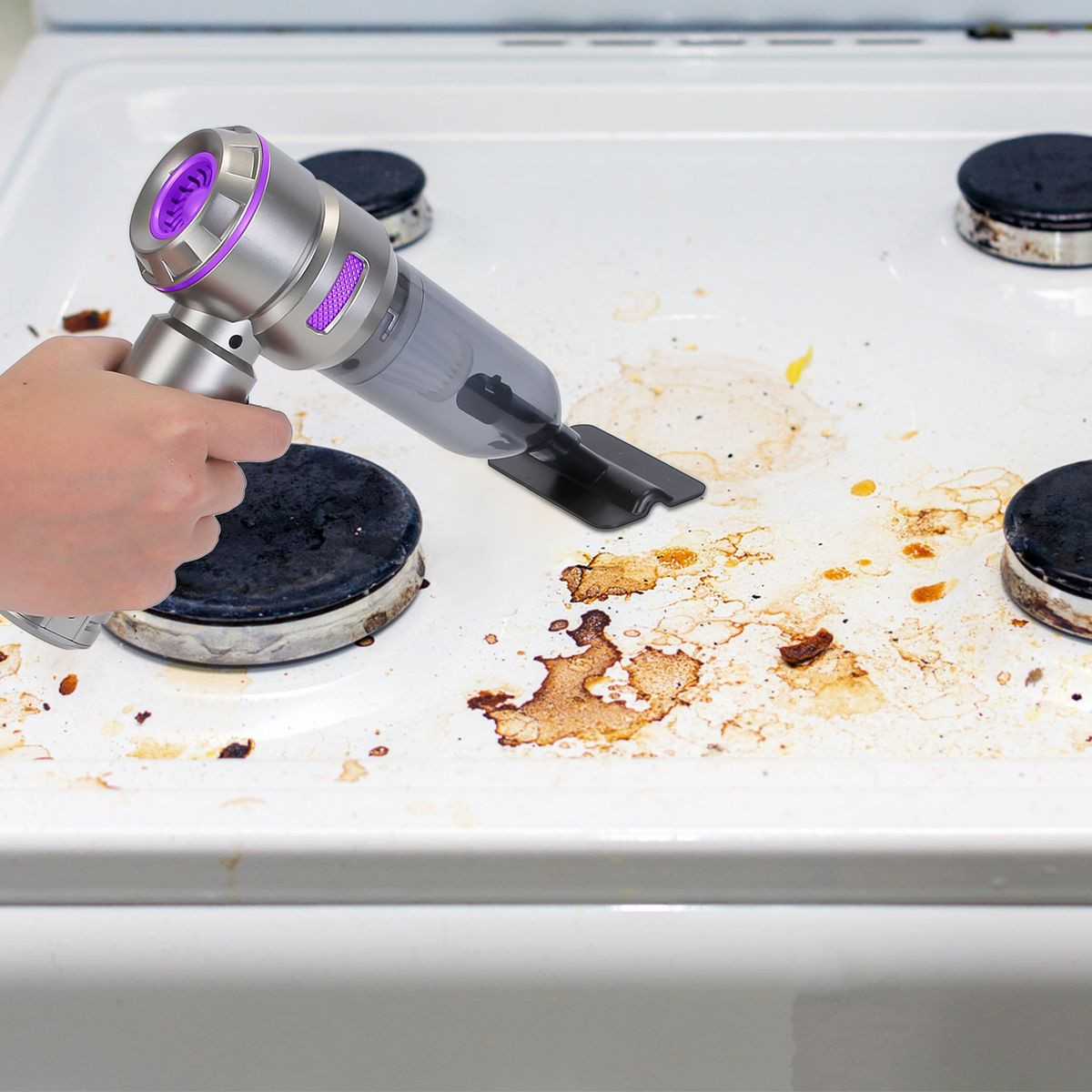 4-in-1 Cordless Handheld Car Vacuum Cleaner & Air Duster product image