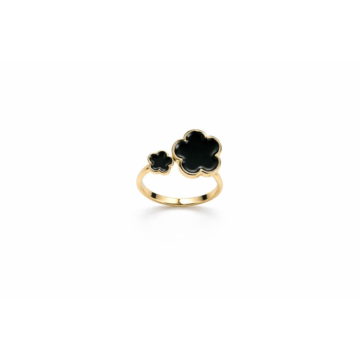 18K Gold Plated Adjustable Flower Ring product image