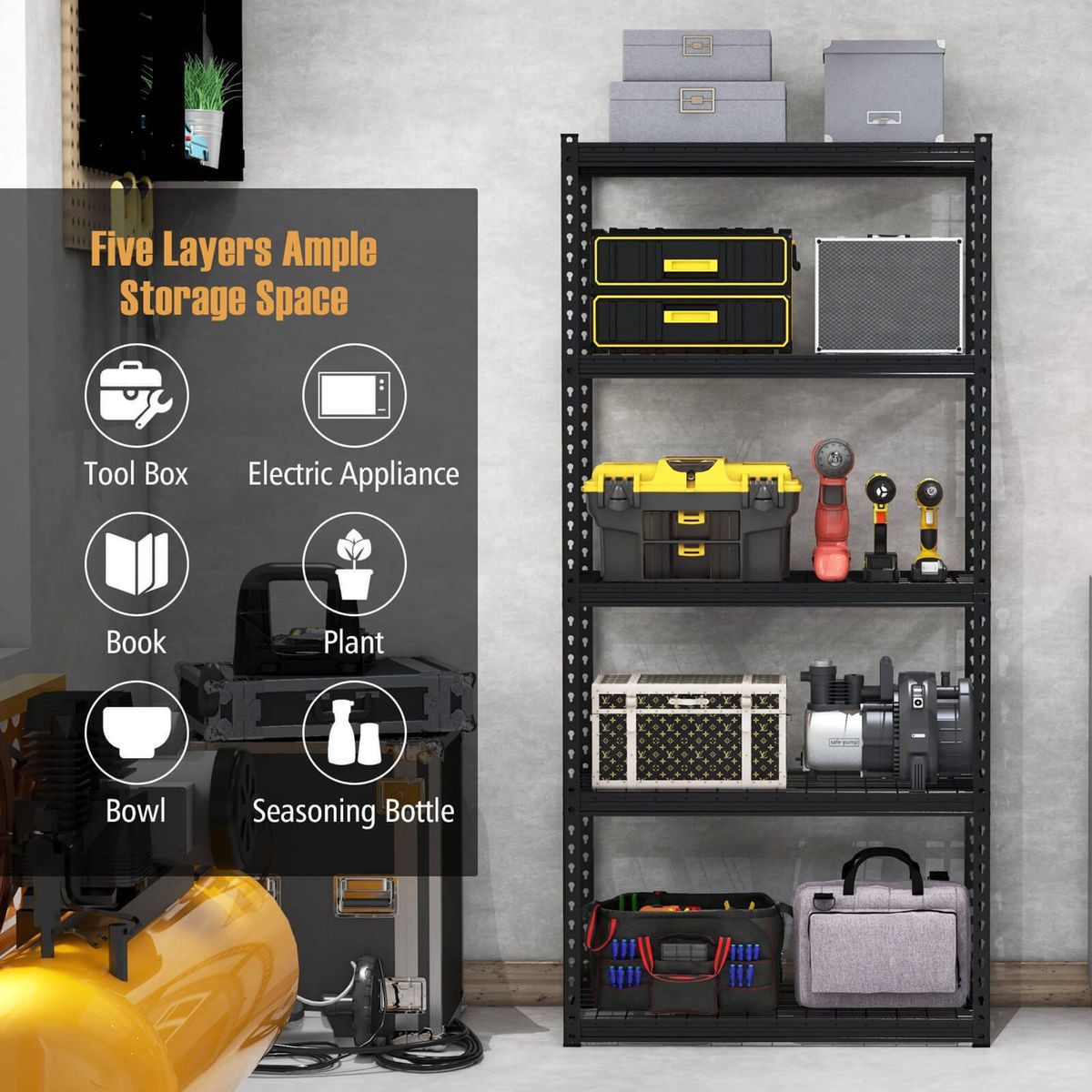 4- or 5-Tier Utility Rack (1- to 4-Pack) product image