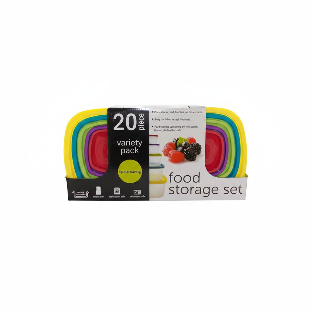 Variety Pack Food Storage Containers (20 Piece Set) product image