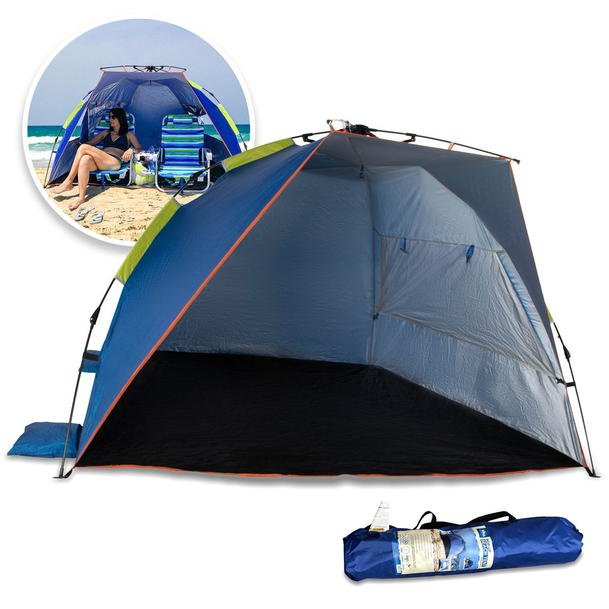 Bliss Hammocks Pop-Up Beach Tent with Carrying Bag product image